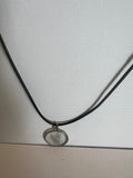 Butterfly resin necklace