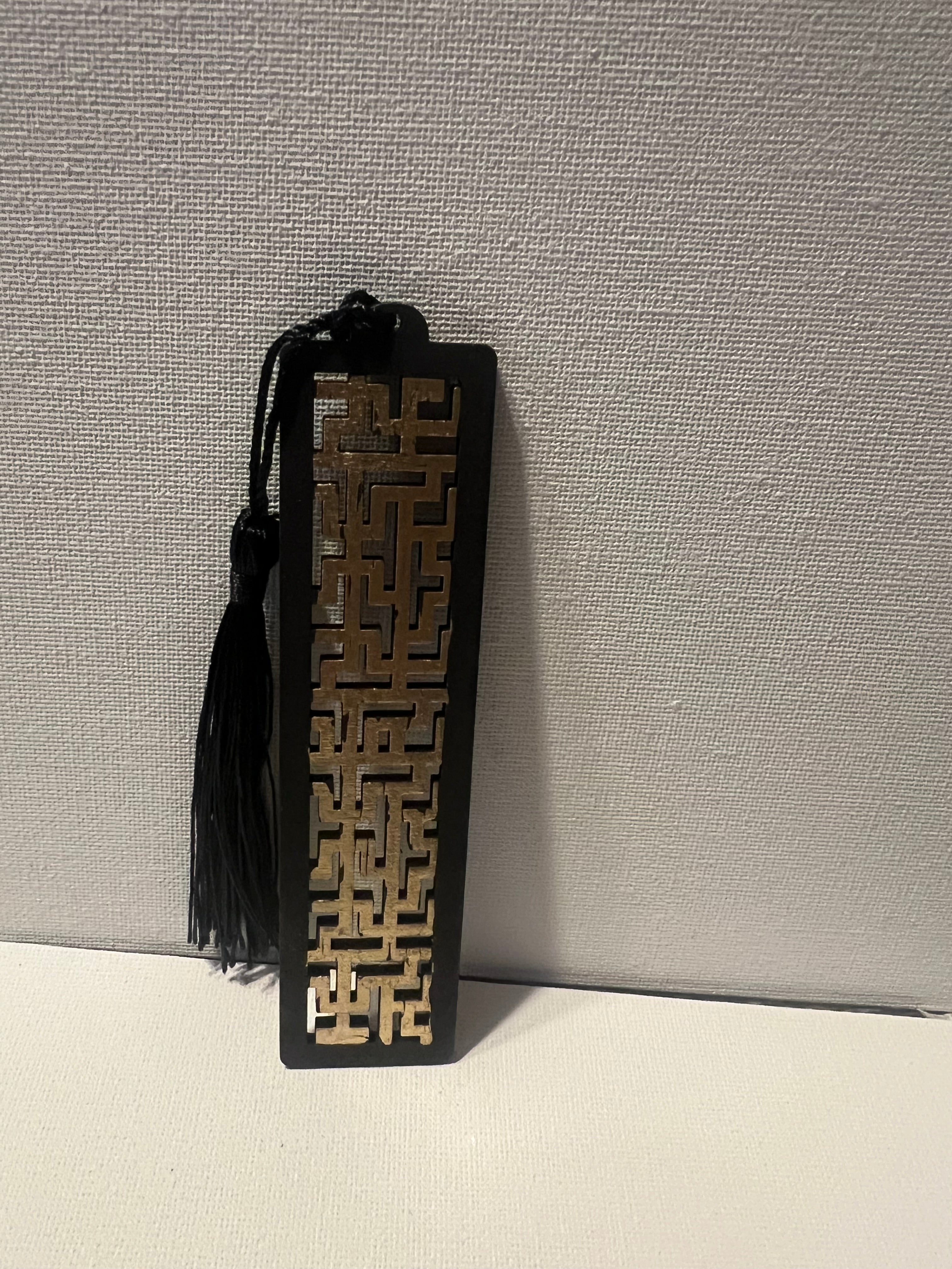 Wood bookmark