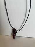 Plague doctor resin necklace