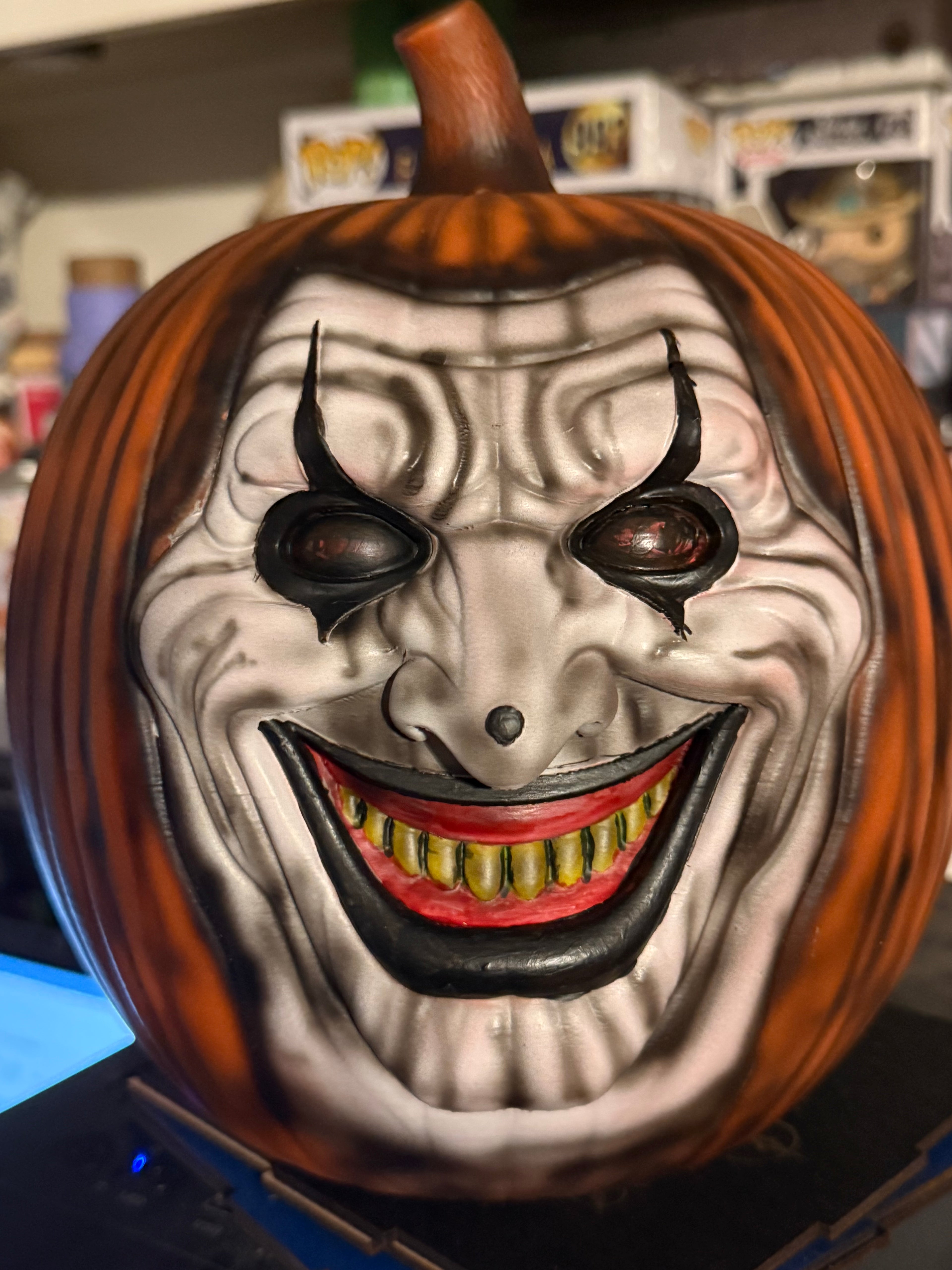 Art The Clown Pumpkin