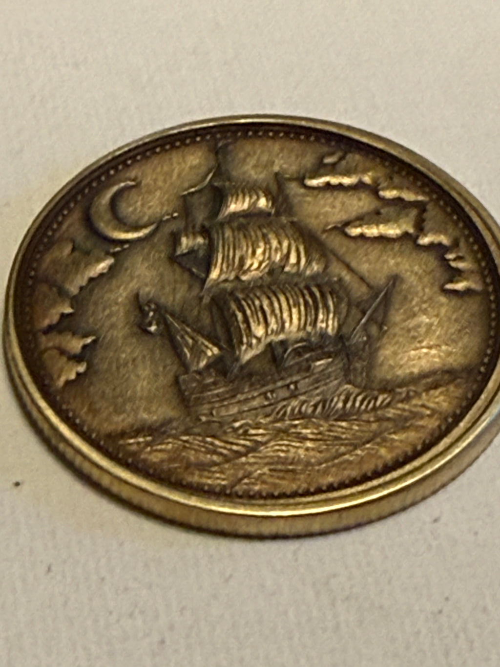 Pirate Gold Brass Coin