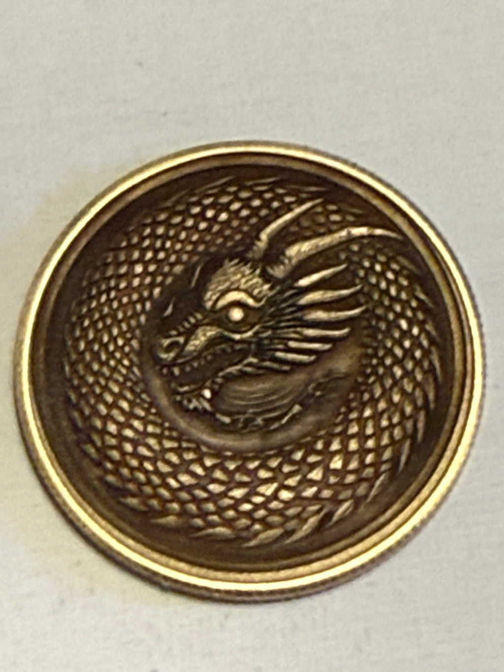 Eternal Dragon Brass Coin