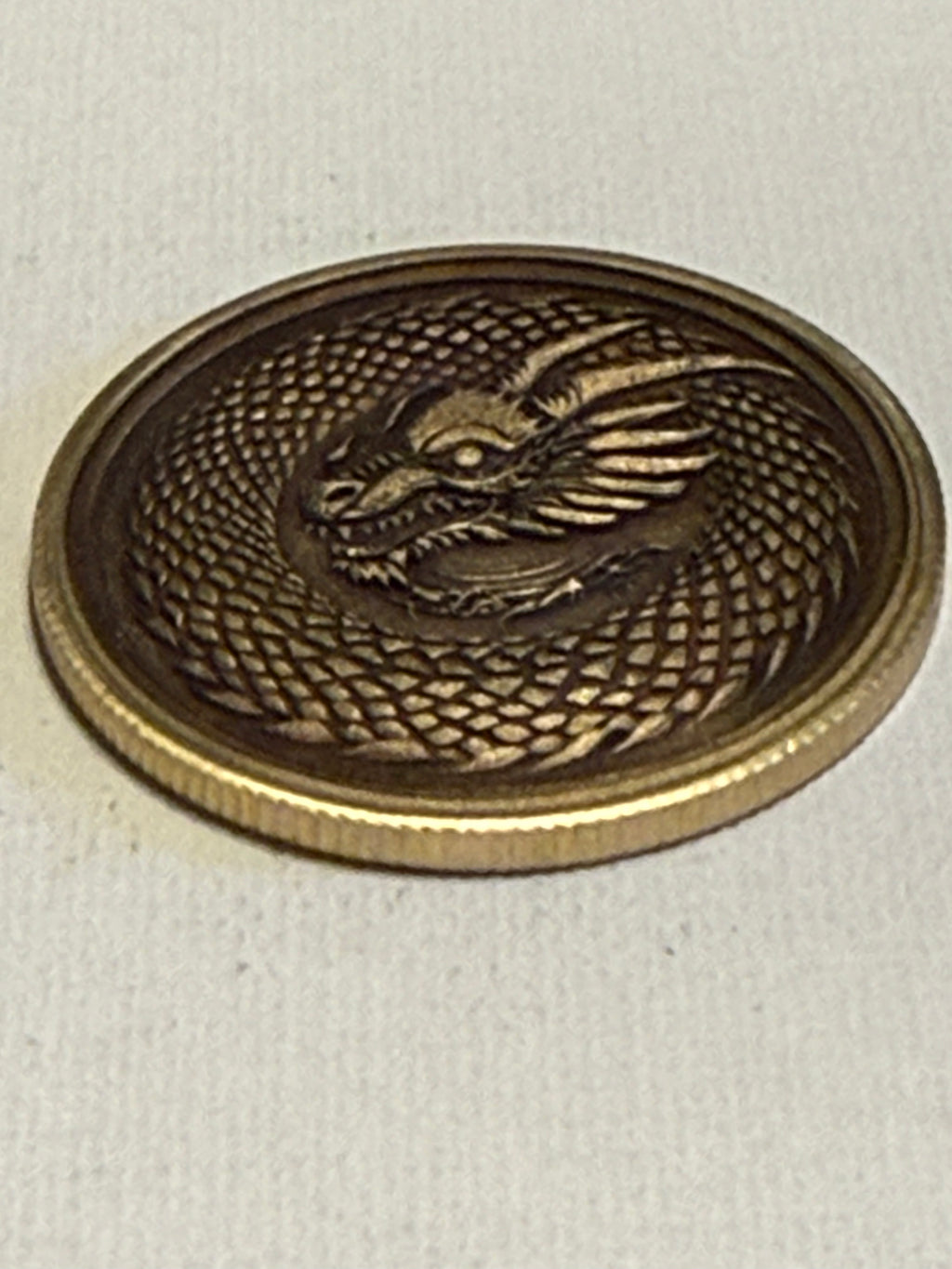 Eternal Dragon Brass Coin