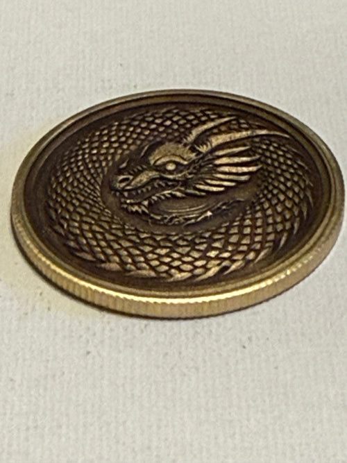 Eternal Dragon Brass Coin
