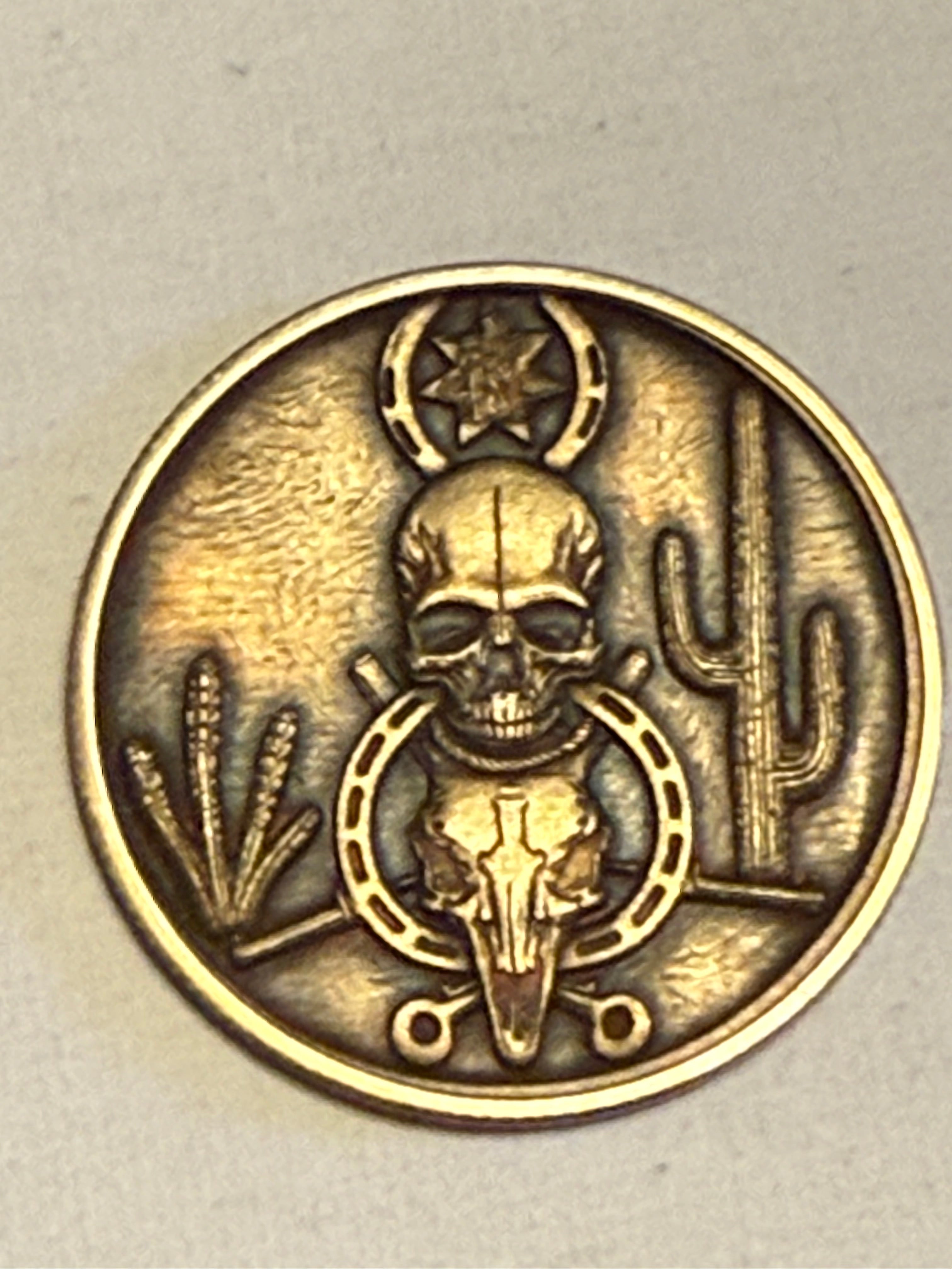 Desert Memories Brass Coin