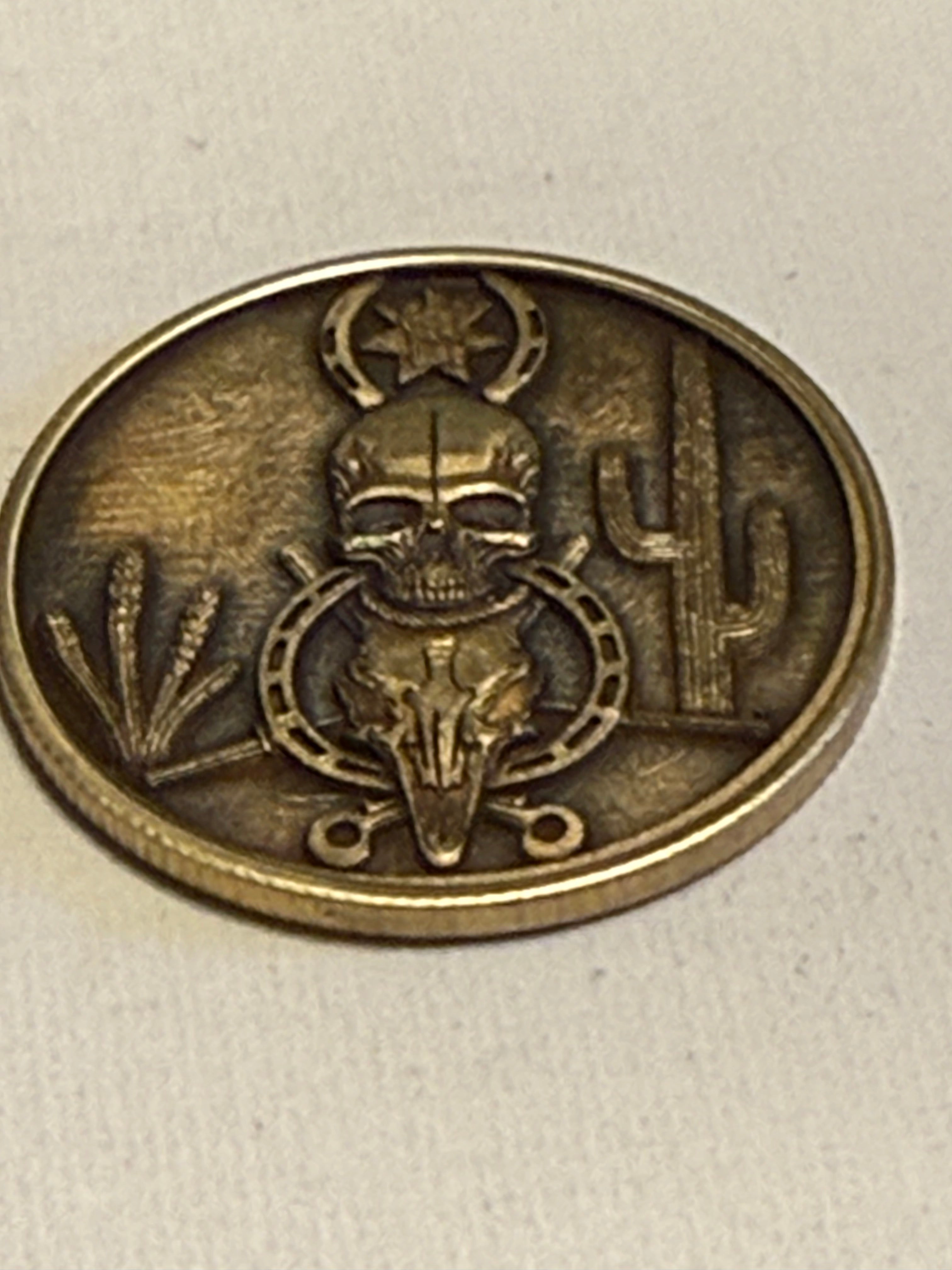 Desert Memories Brass Coin
