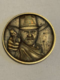 Ole Cowboy Brass Coin